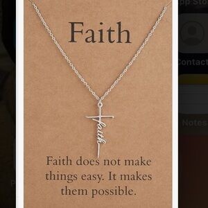 🆕 'Faith' Pendent Necklace